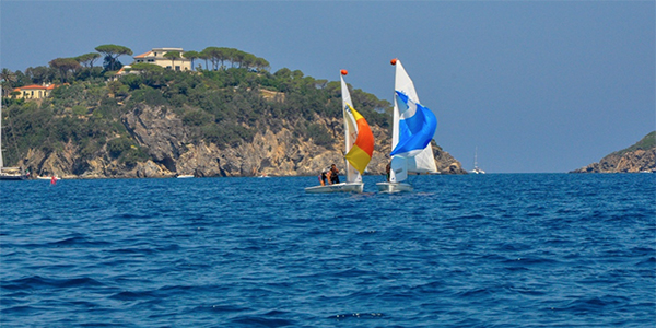 Corso vela Utopia a Cavo Isola d'Elba